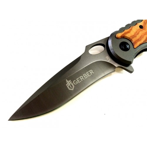 Сгъваем нож Gerber X36 с титаново сиво острие