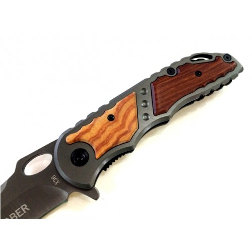 Сгъваем нож Gerber X36 с титаново сиво острие