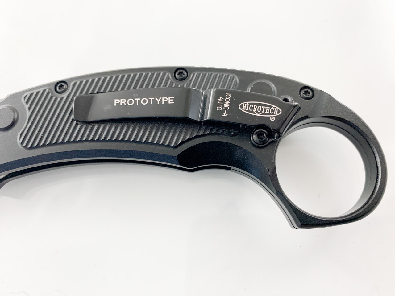 Microtech Bastinelli Iconic Auto Karambit Knife, карамбит нож автоматичен