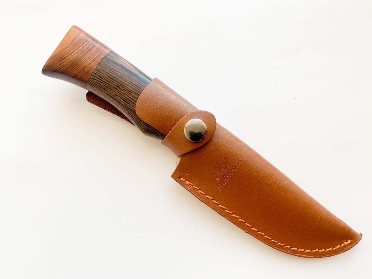 Руски ловен нож Олень Елен стомана 65х13 с кожена кания