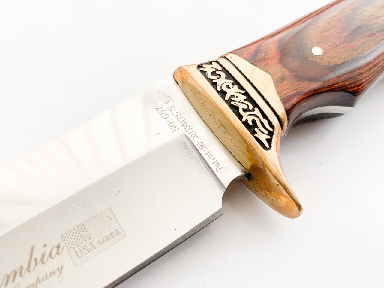 USA Columbia G57 Bowie Hunting knife Ловен нож метален масивен за Америсканския пазар