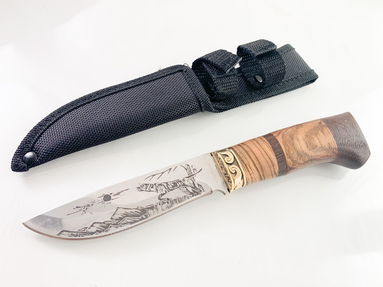 Руски ловен нож Кандар стал 65х13