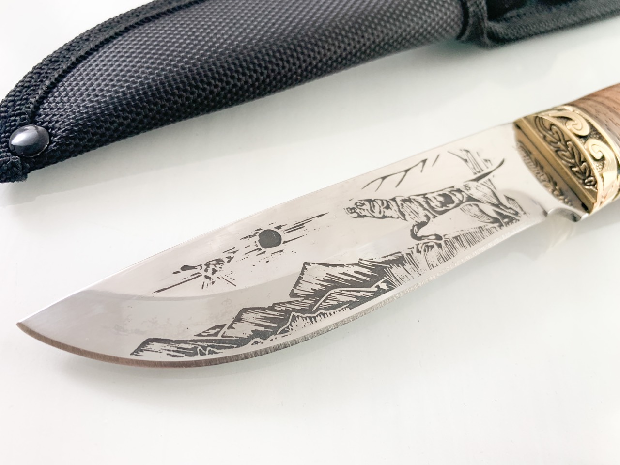Руски ловен нож Кандар стал 65х13