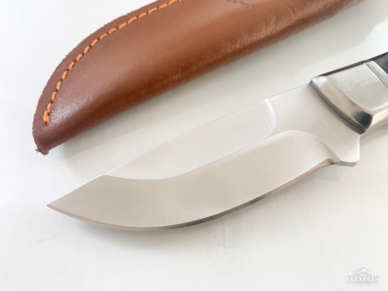 USA Sanjia Knife Ловен нож масивен фултанг с кожена кания