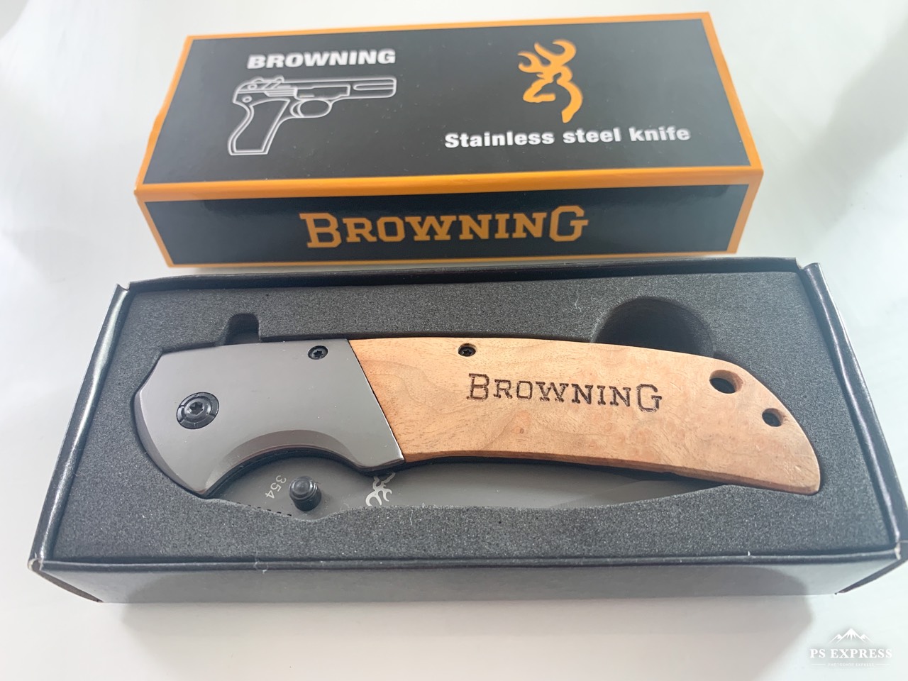 Browning 354 - Сгъваем автоматичен нож с иноксово покритие на острието
