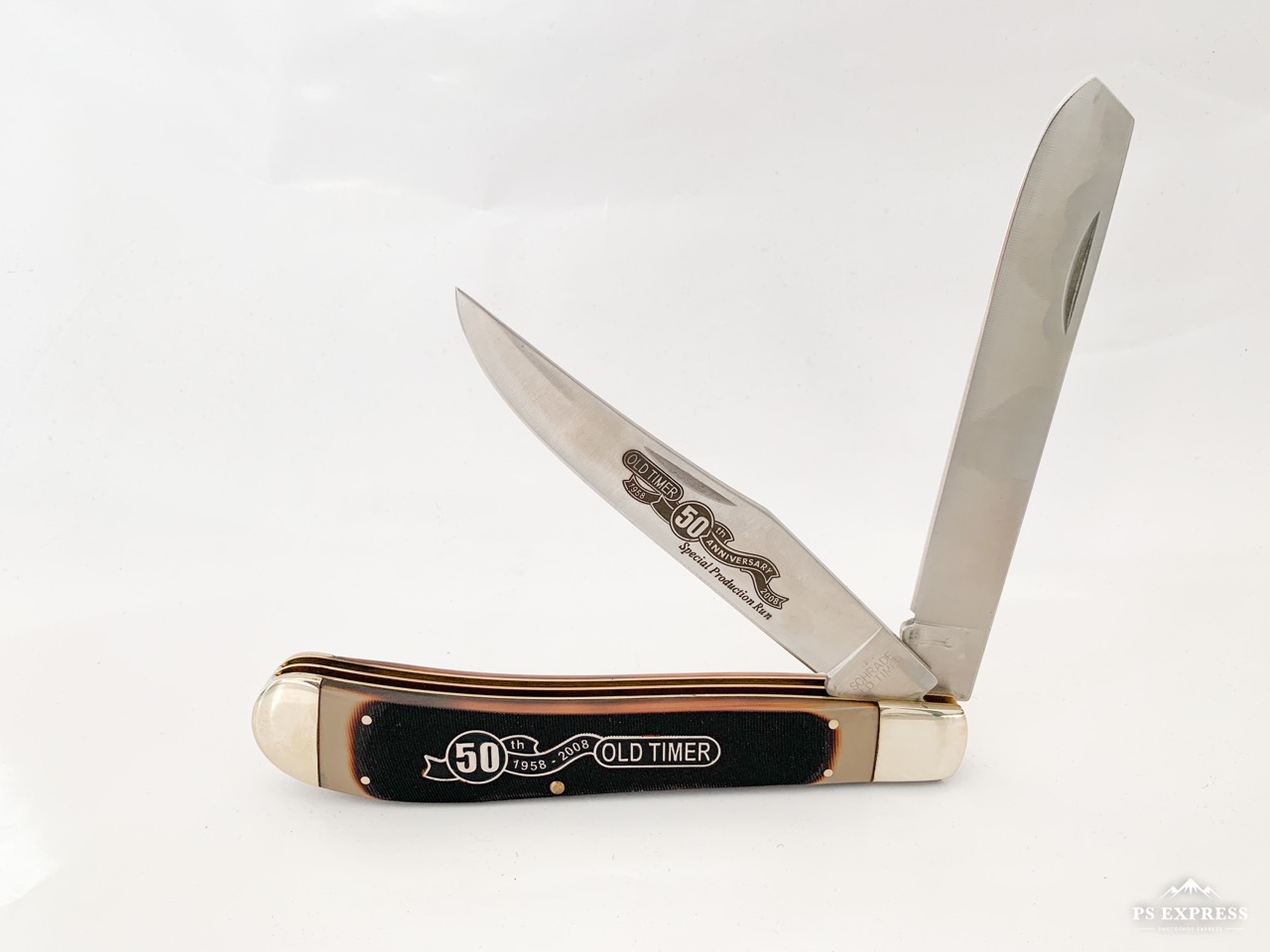 Old Timer Shrade 1958-2008 сгъваем голям джобен нож с две остриета