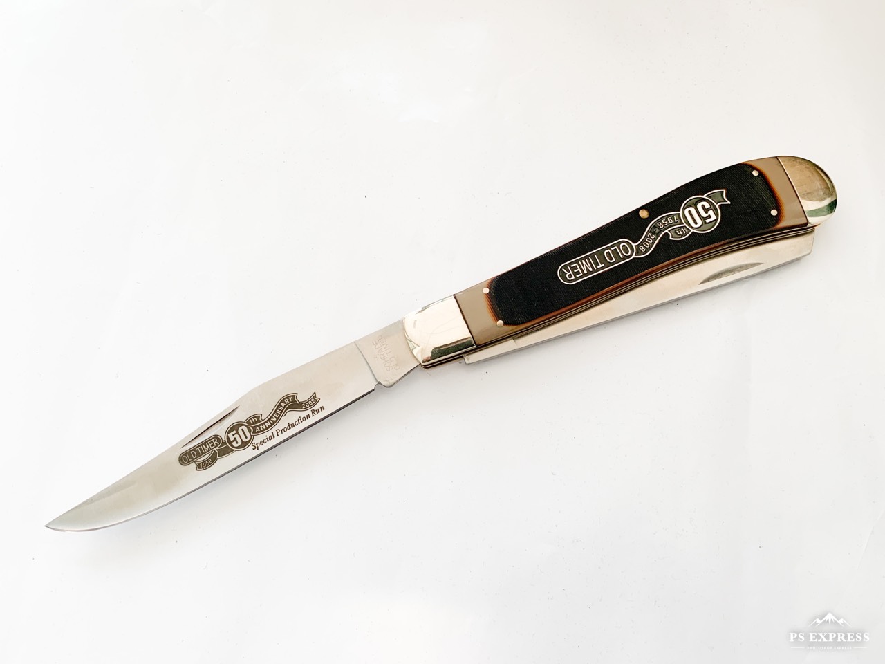Old Timer Shrade 1958-2008 сгъваем голям джобен нож с две остриета