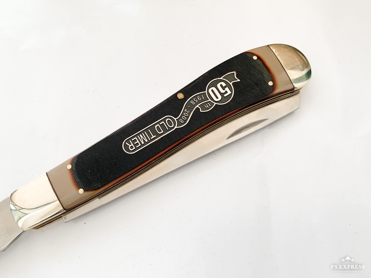 Old Timer Shrade 1958-2008 сгъваем голям джобен нож с две остриета