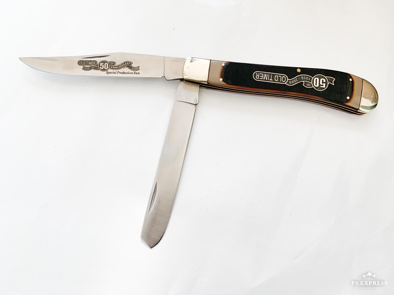 Old Timer Shrade 1958-2008 сгъваем голям джобен нож с две остриета