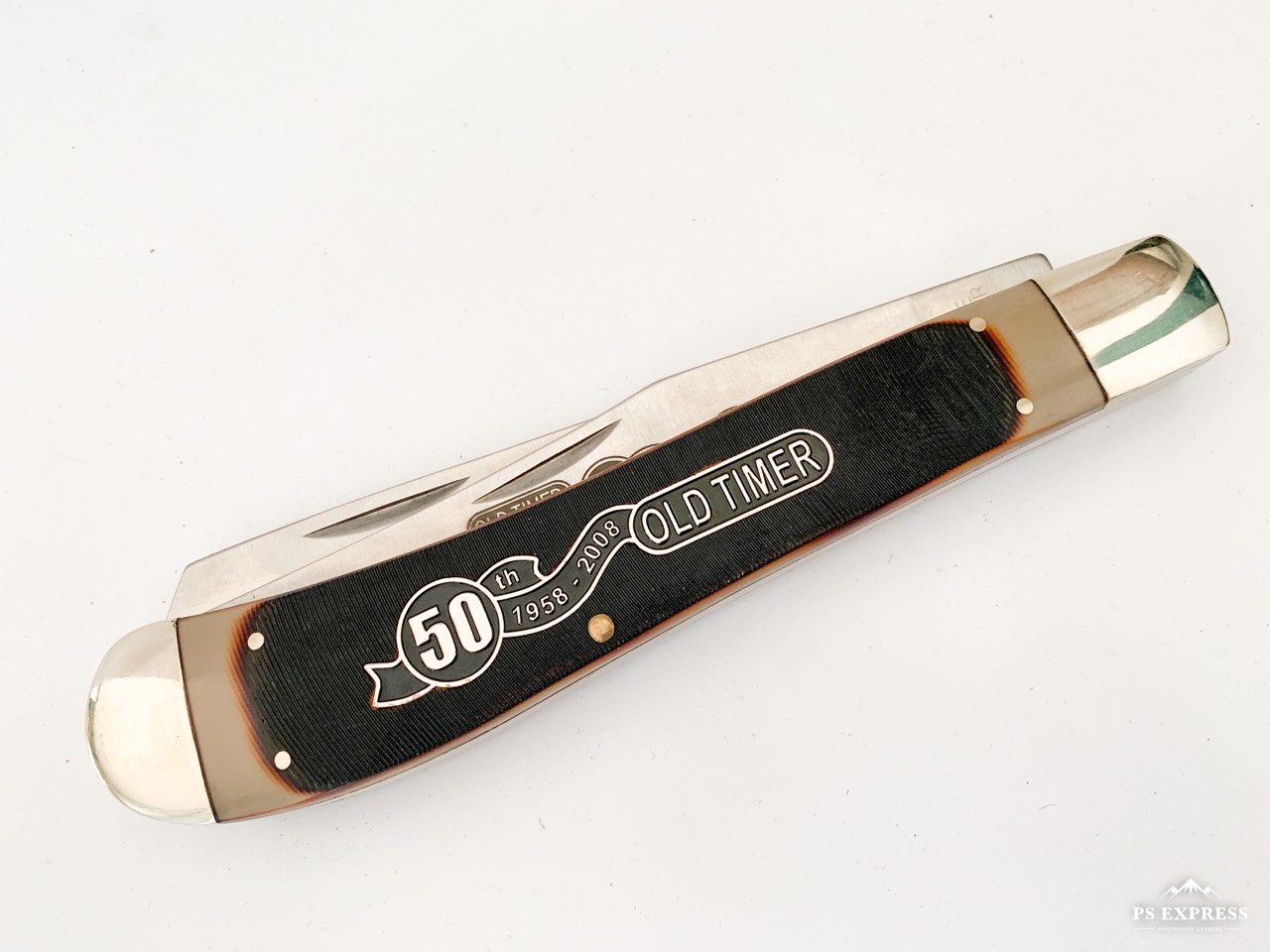 Old Timer Shrade 1958-2008 сгъваем голям джобен нож с две остриета