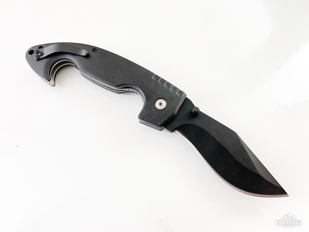 Масивен джобен сгъваем нож Cold Steel Spartan с черно тефлоново покритие