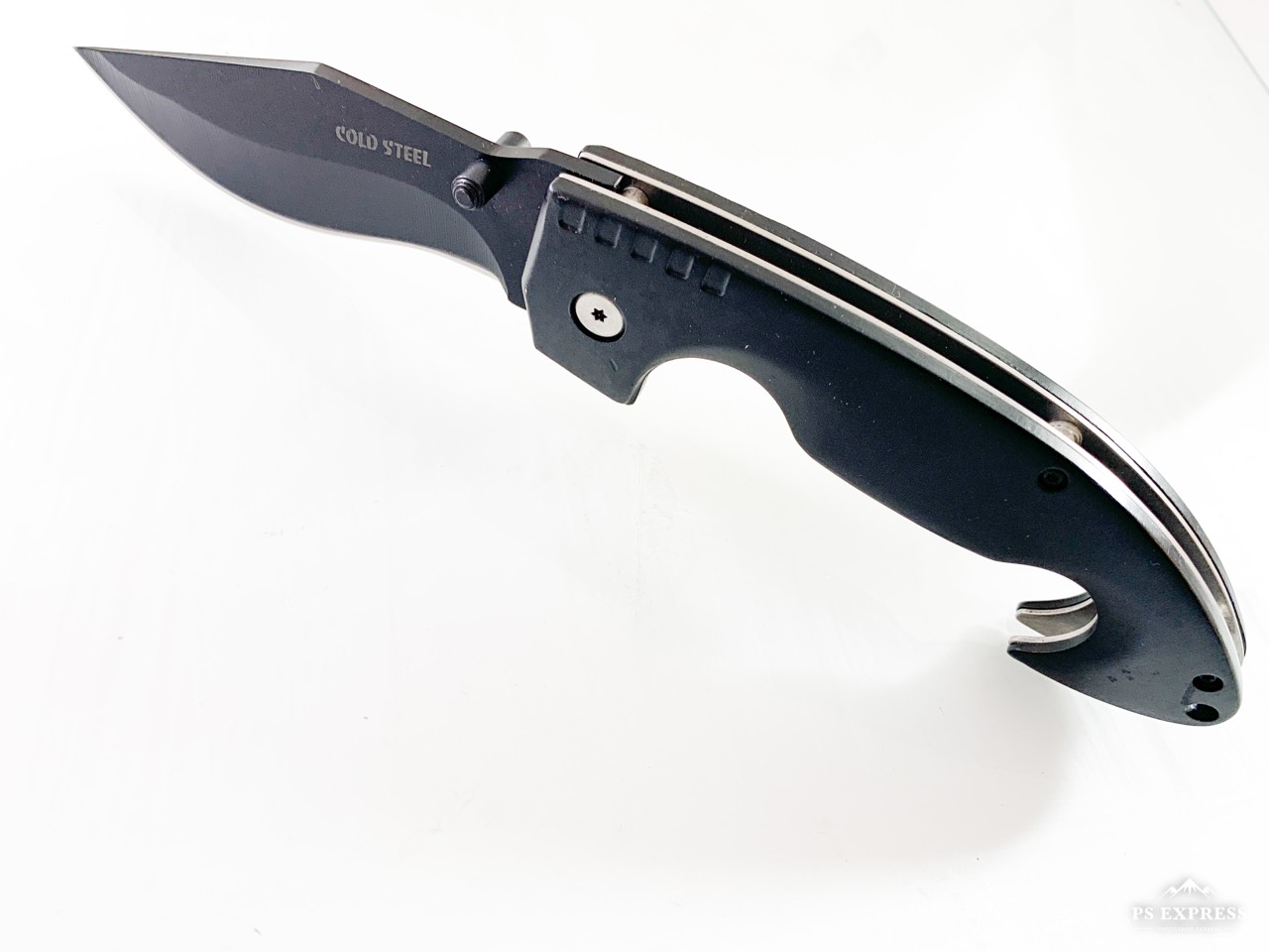 Масивен джобен сгъваем нож Cold Steel Spartan с черно тефлоново покритие