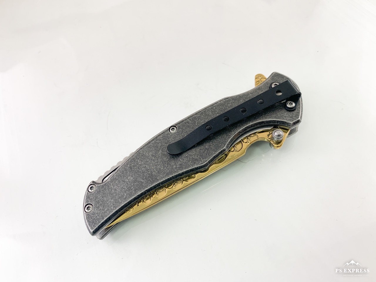 Browning Zombie Apocalypse Knife сгъваем автоматичен джобен нож с черепи