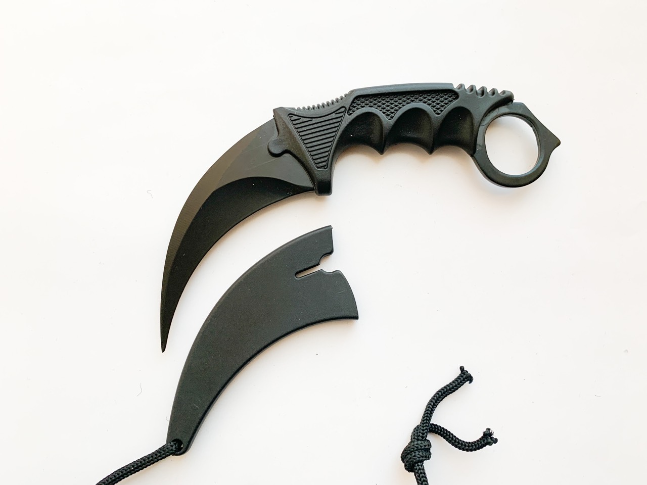 CS GO - karambit Black SKIN карамбит тренировъчен незаточен
