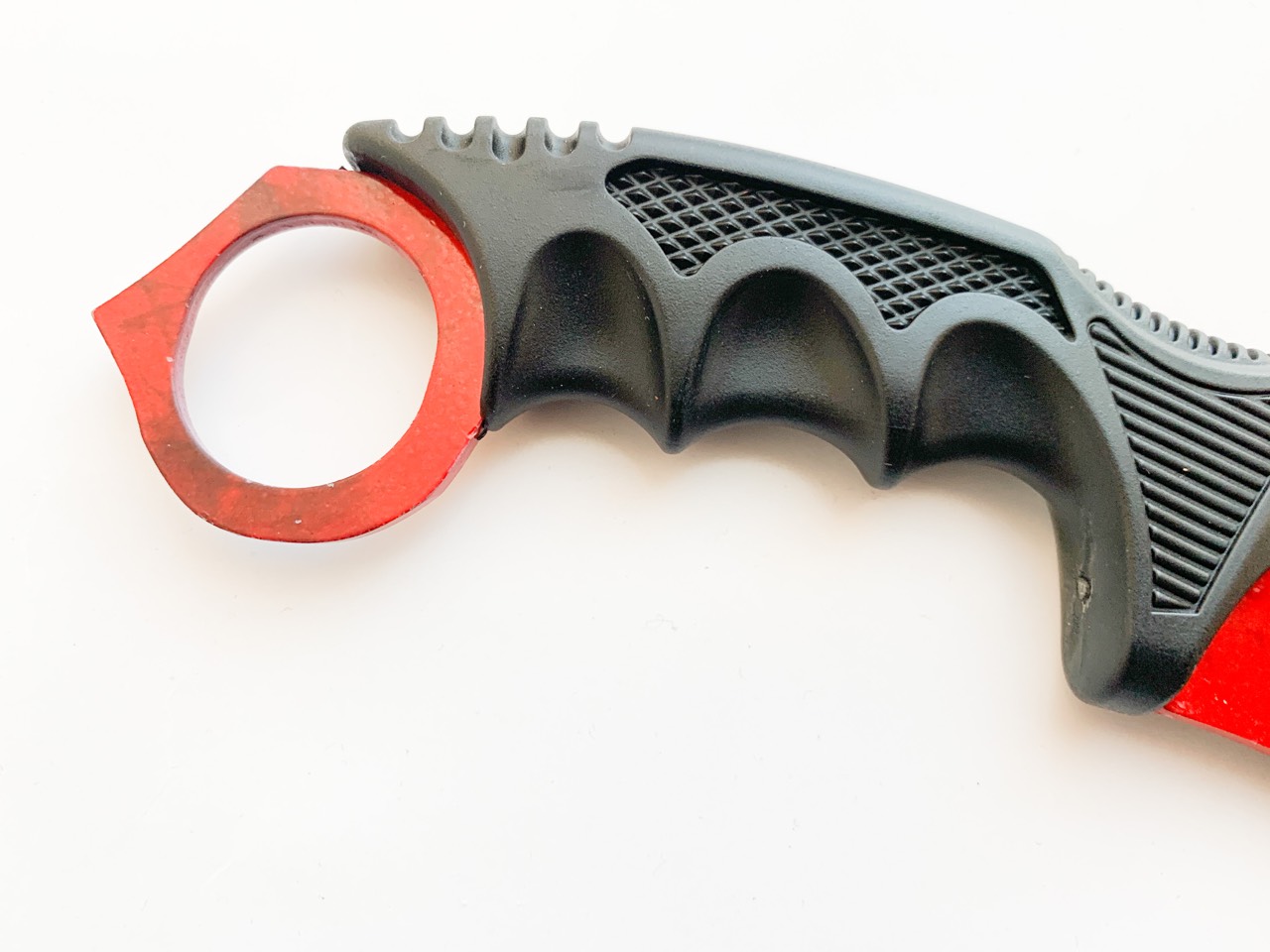 CS GO - karambit Red SKIN карамбит тренировъчен незаточен