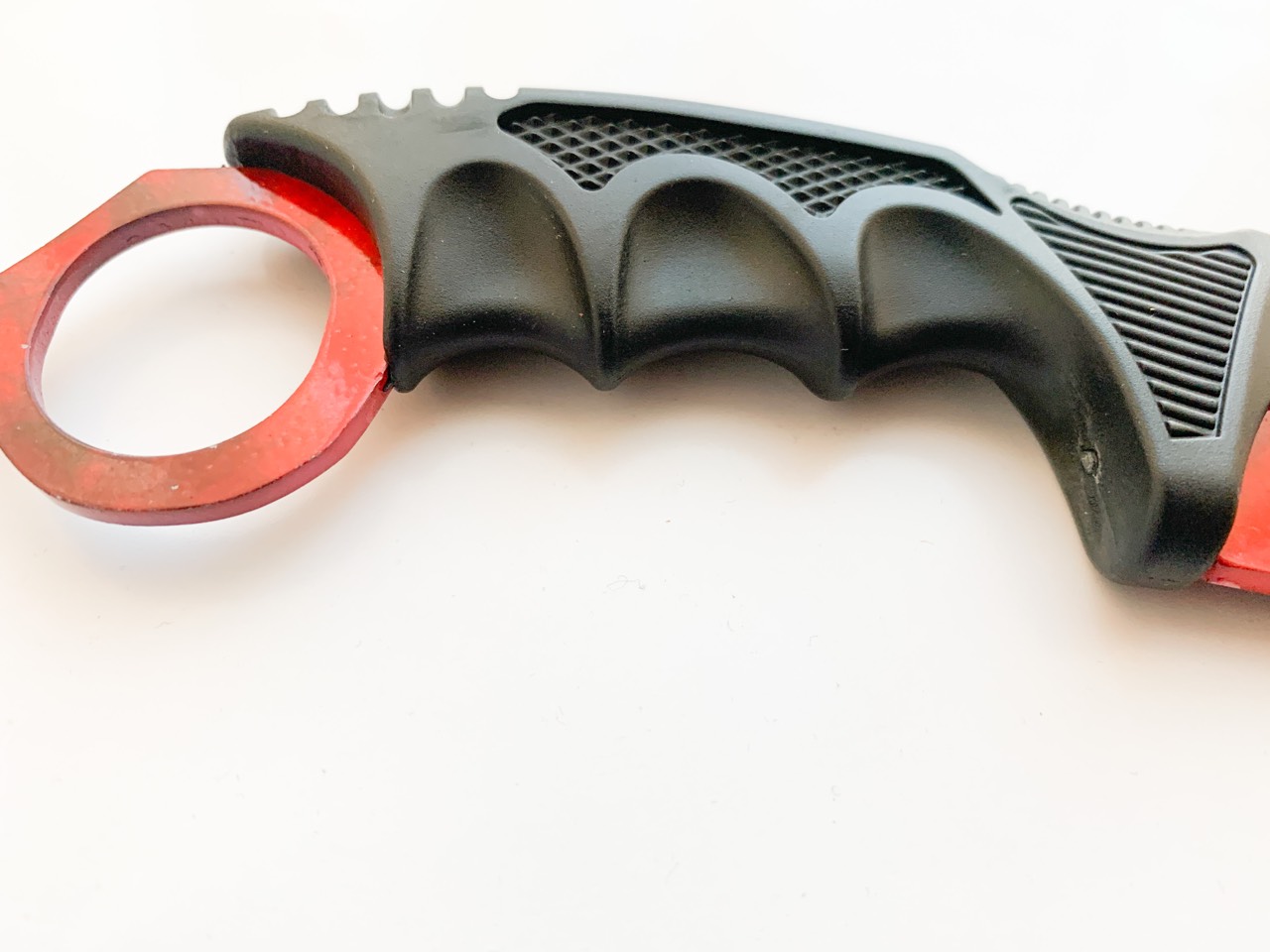 CS GO - karambit Red SKIN карамбит тренировъчен незаточен