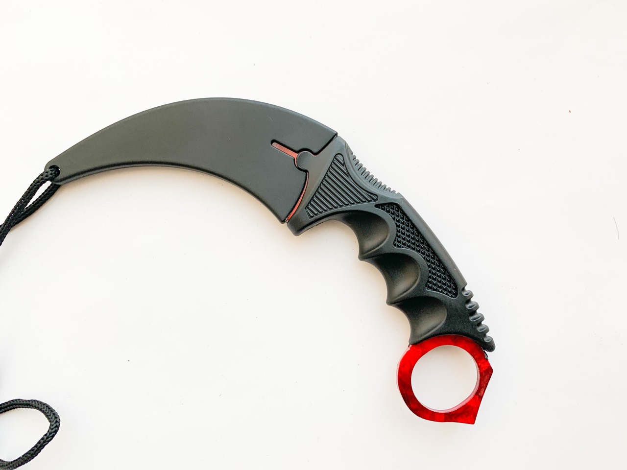 CS GO - karambit Red SKIN карамбит тренировъчен незаточен