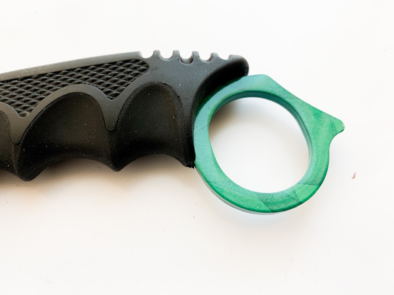 CS GO - karambit Green SKIN карамбит тренировъчен незаточен