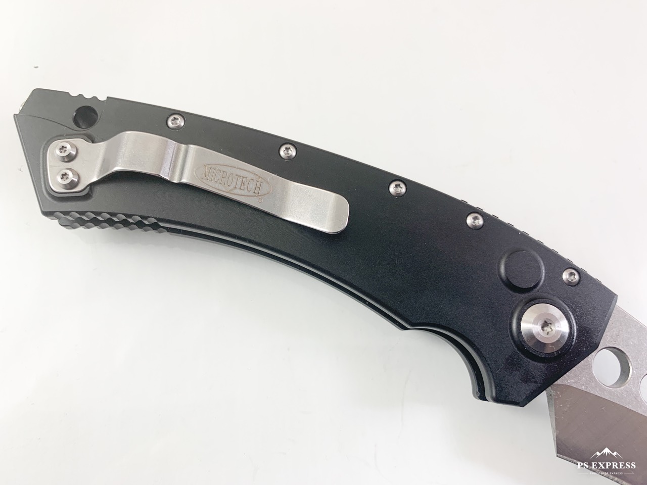 Сгъваем нож карамбит Microtech Hawk Auto Stonewash Standard 166-10