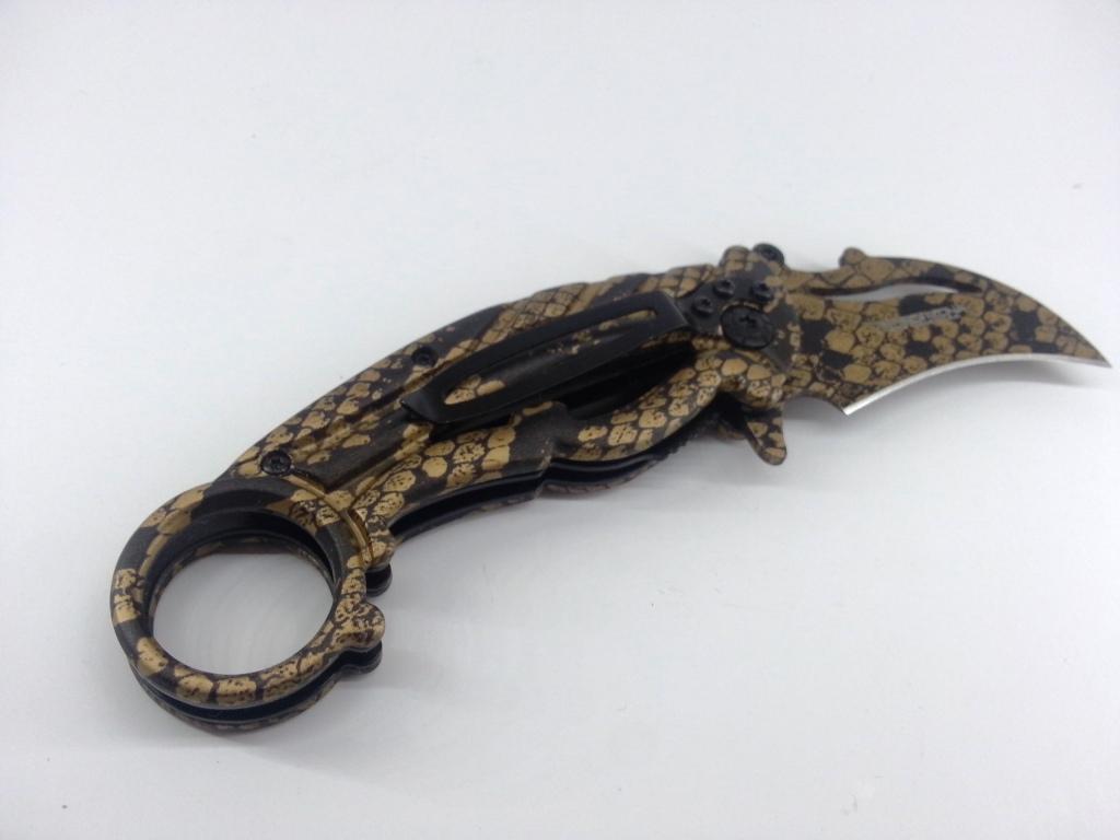 Fox X63 Titanium Karambit Tactical-сгъваем полуавтоматичен нож - Карамбит