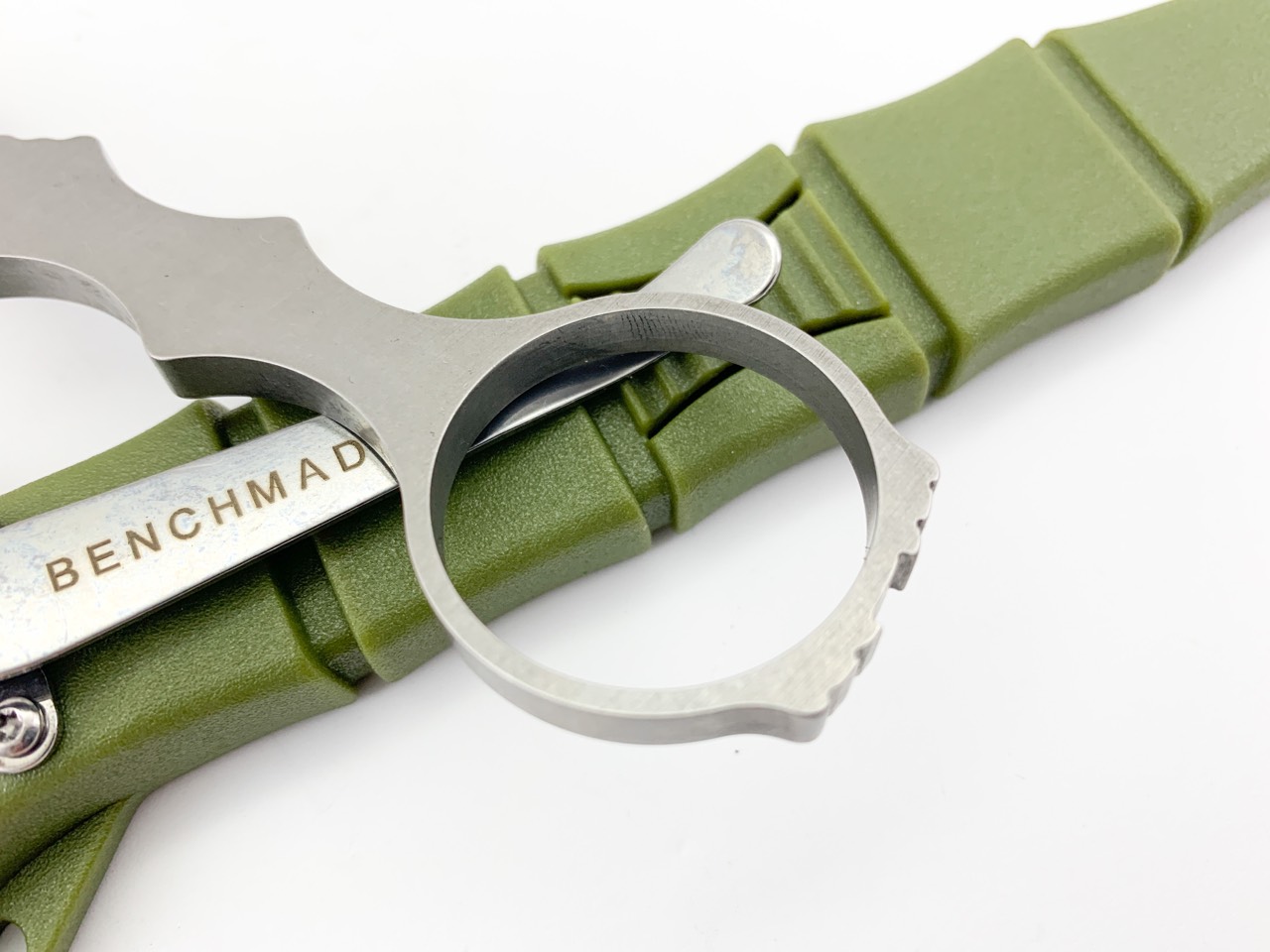 Тактически нож Benchmade 176 , зелен калъф от kydex