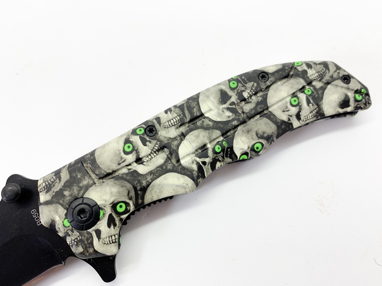 BOKER SKULL B059-сгъваем джобен нож с черепи