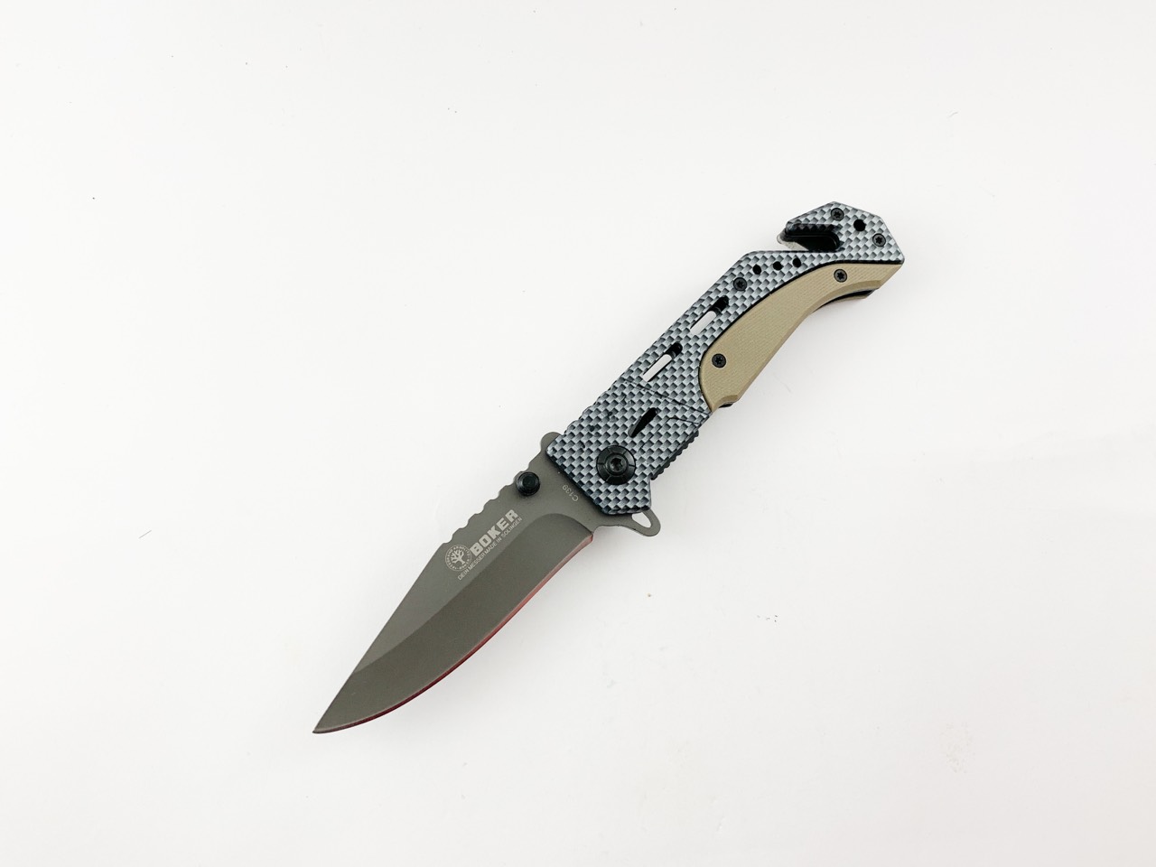 Boker solingen серия за оцеляване номер C139 - частична карбонова дръжка