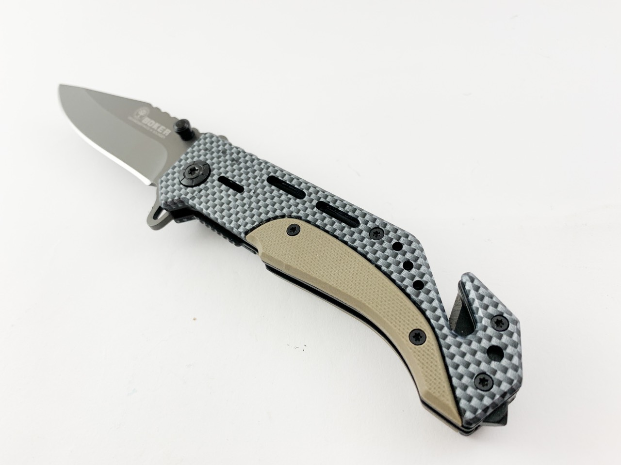 Boker solingen серия за оцеляване номер C139 - частична карбонова дръжка