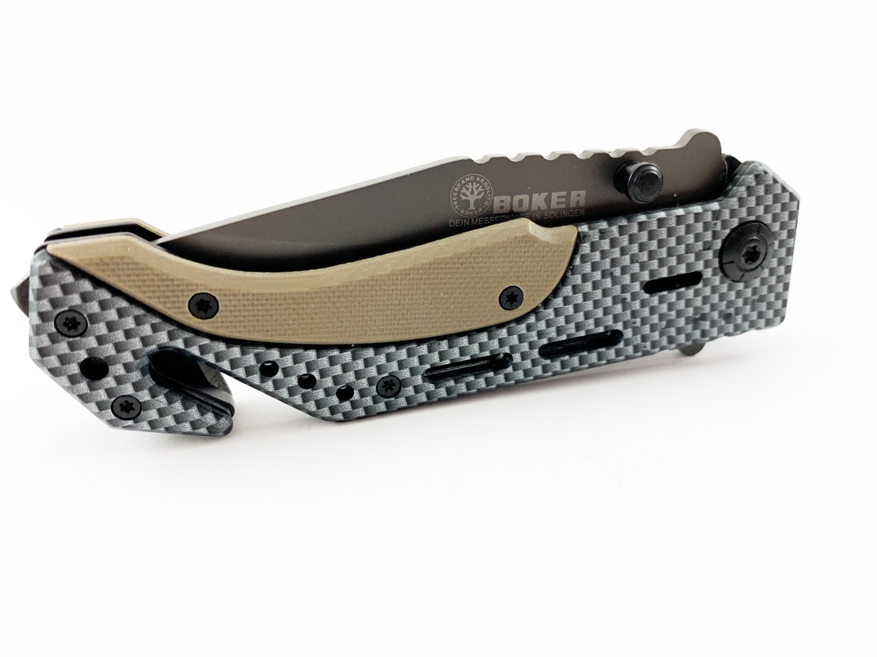 Boker solingen серия за оцеляване номер C139 - частична карбонова дръжка