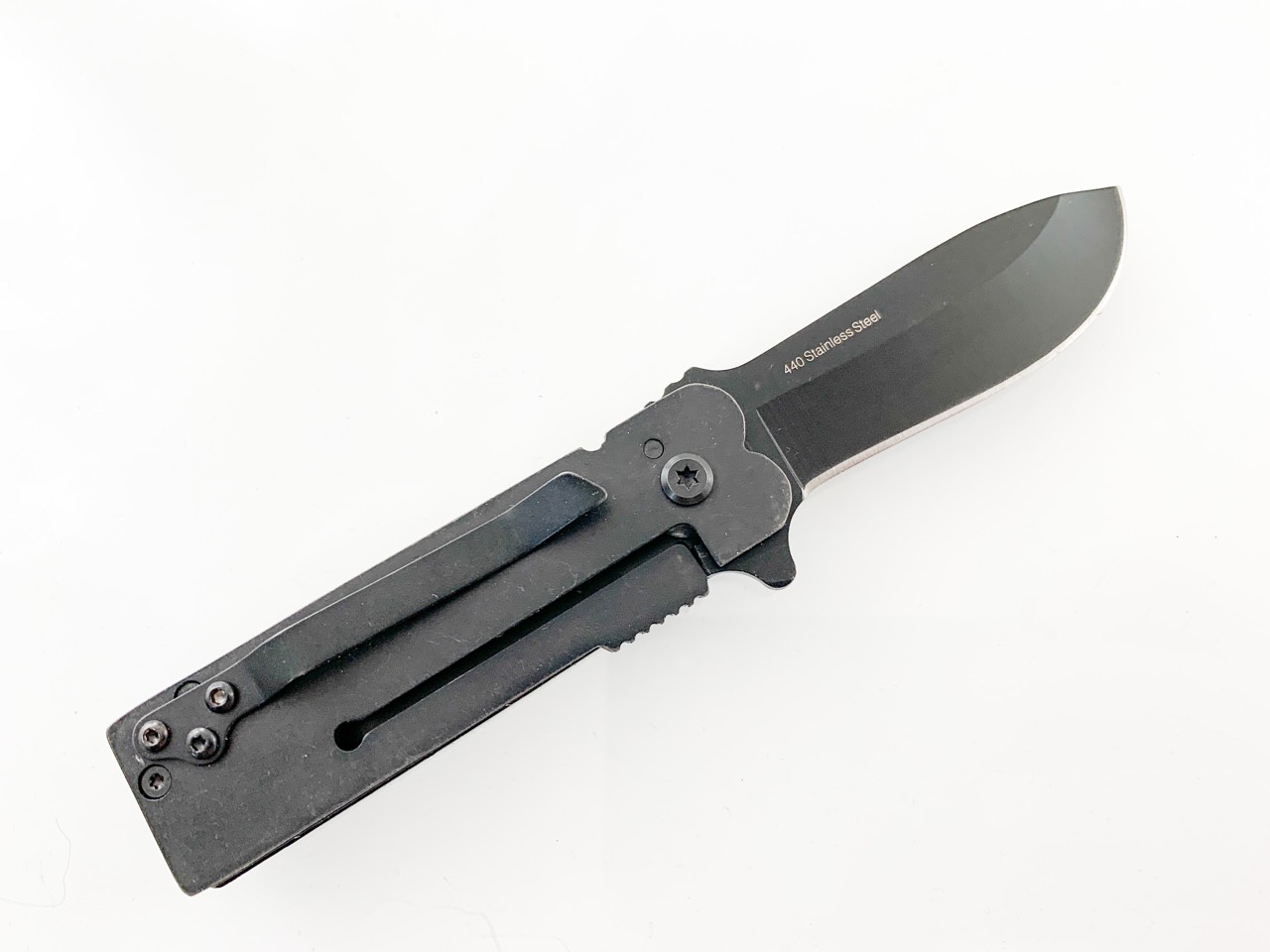 Сгъваемо малко джобно ножче за лов или риболов Magnum Boker 440A steel