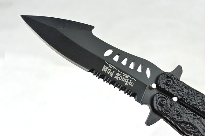 Mod zombie knives пеперуда с една втора назъбено острие