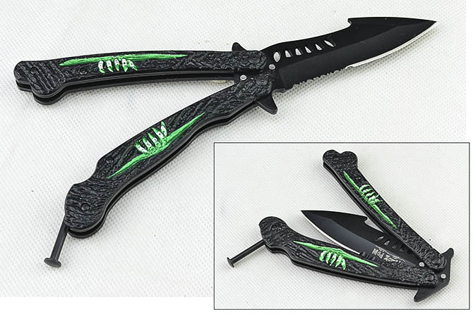 Mod zombie knives пеперуда с една втора назъбено острие