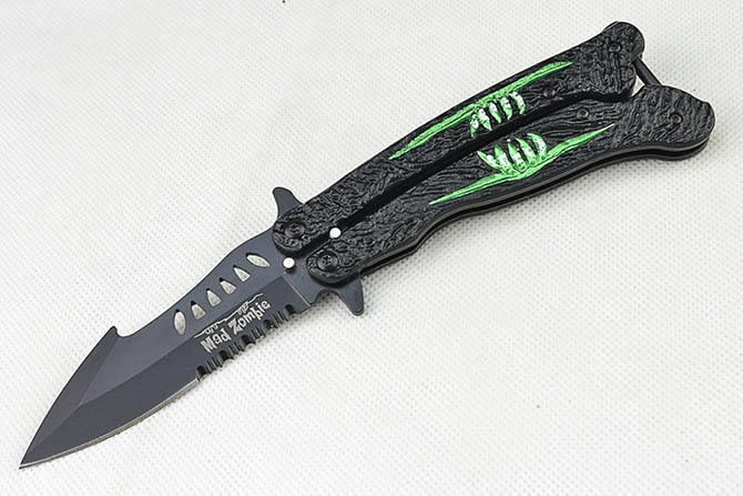 Mod zombie knives пеперуда с една втора назъбено острие