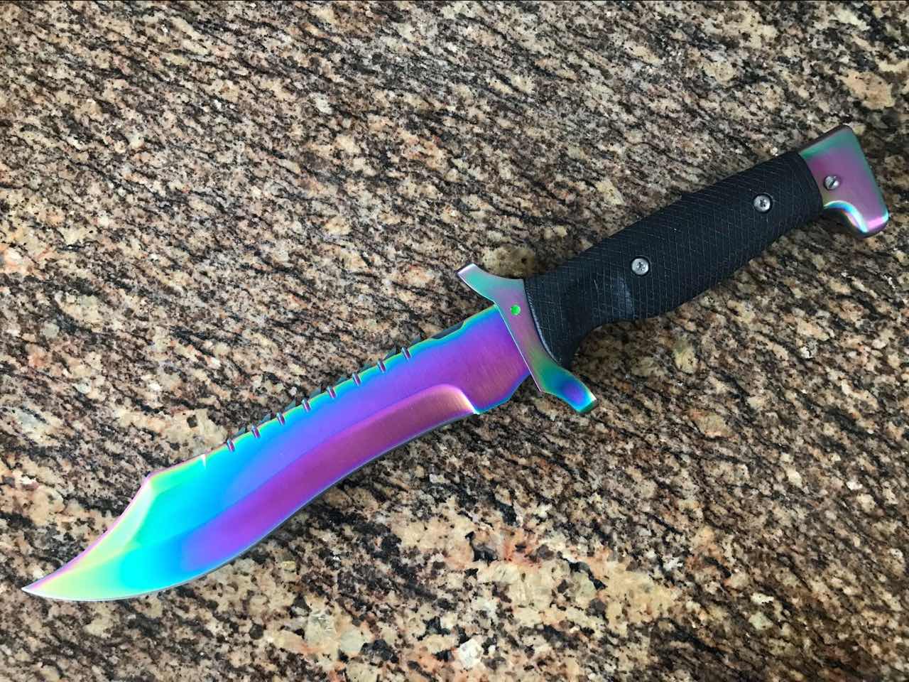 Колекционерски ловен нож Bowie CS:GO тактически нож №3 Колекционерски ловен нож Bowie CS:GO тактически нож №3