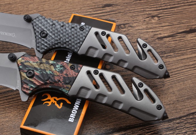 Browning A339 pocket knife два модела с резец за въжета