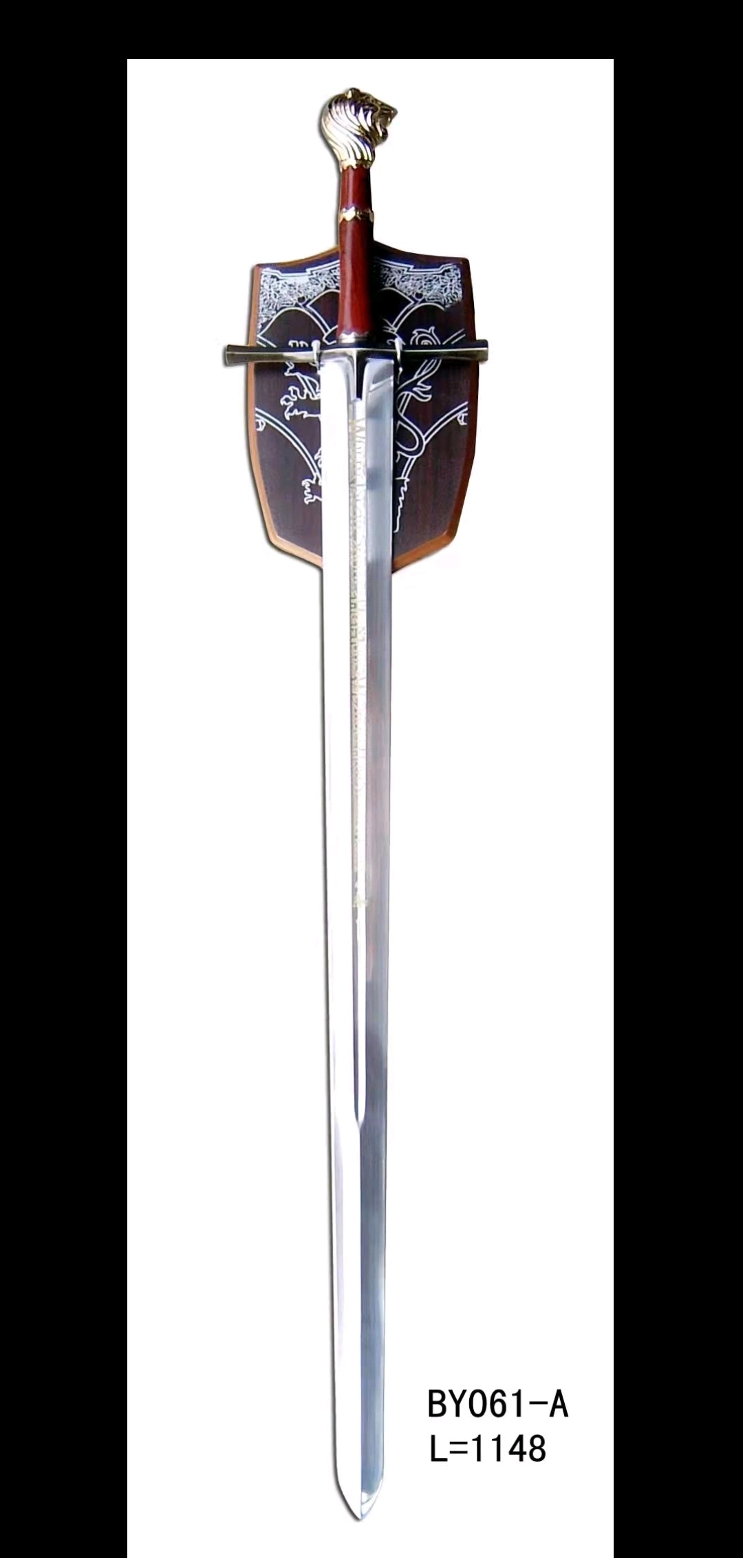 Меч от филма Хрониките на Нарния,Hronicles of narnia lion head long sword