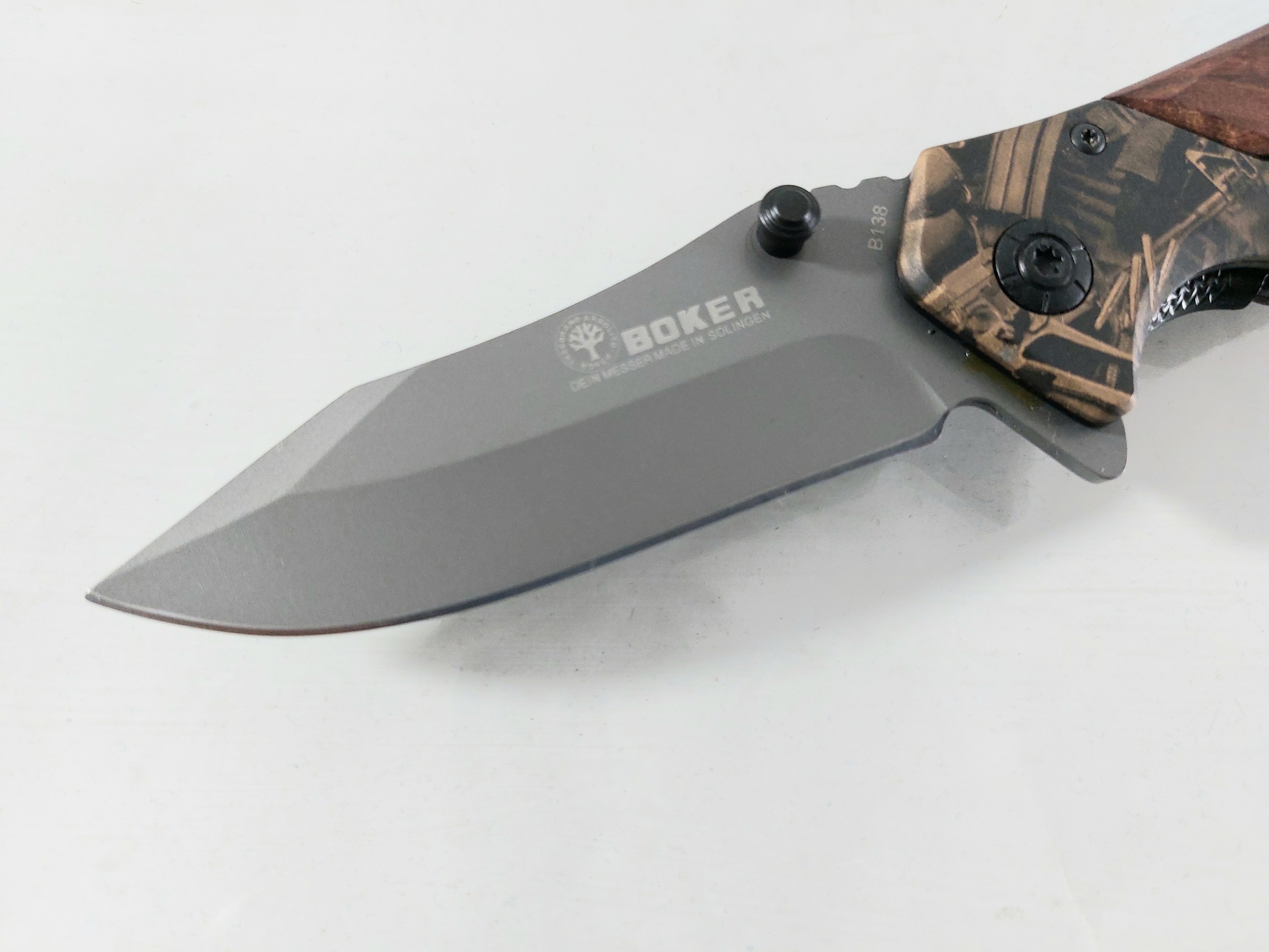 Сгъваем автоматичен масивен джобен нож - Boker B138 Сгъваем автоматичен масивен джобен нож - Boker B138