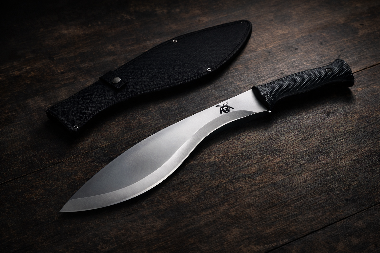 KUKRI Кукри с кания и вулканизирана дръжка