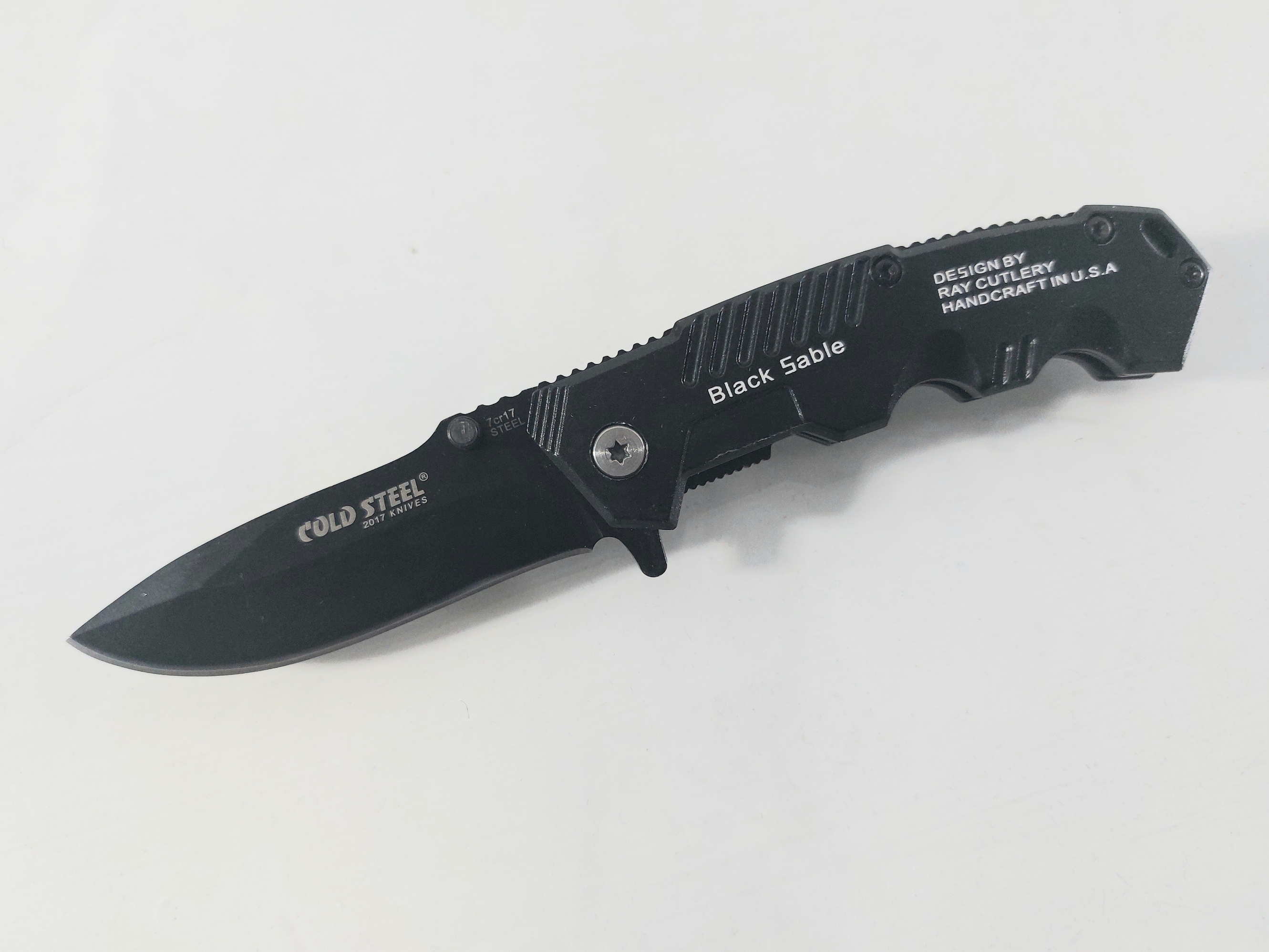 Cold Steel Black Sable small сгъваем автоматичен нож 15.5 см Cold Steel Black Sable small сгъваем автоматичен нож 15.5 см