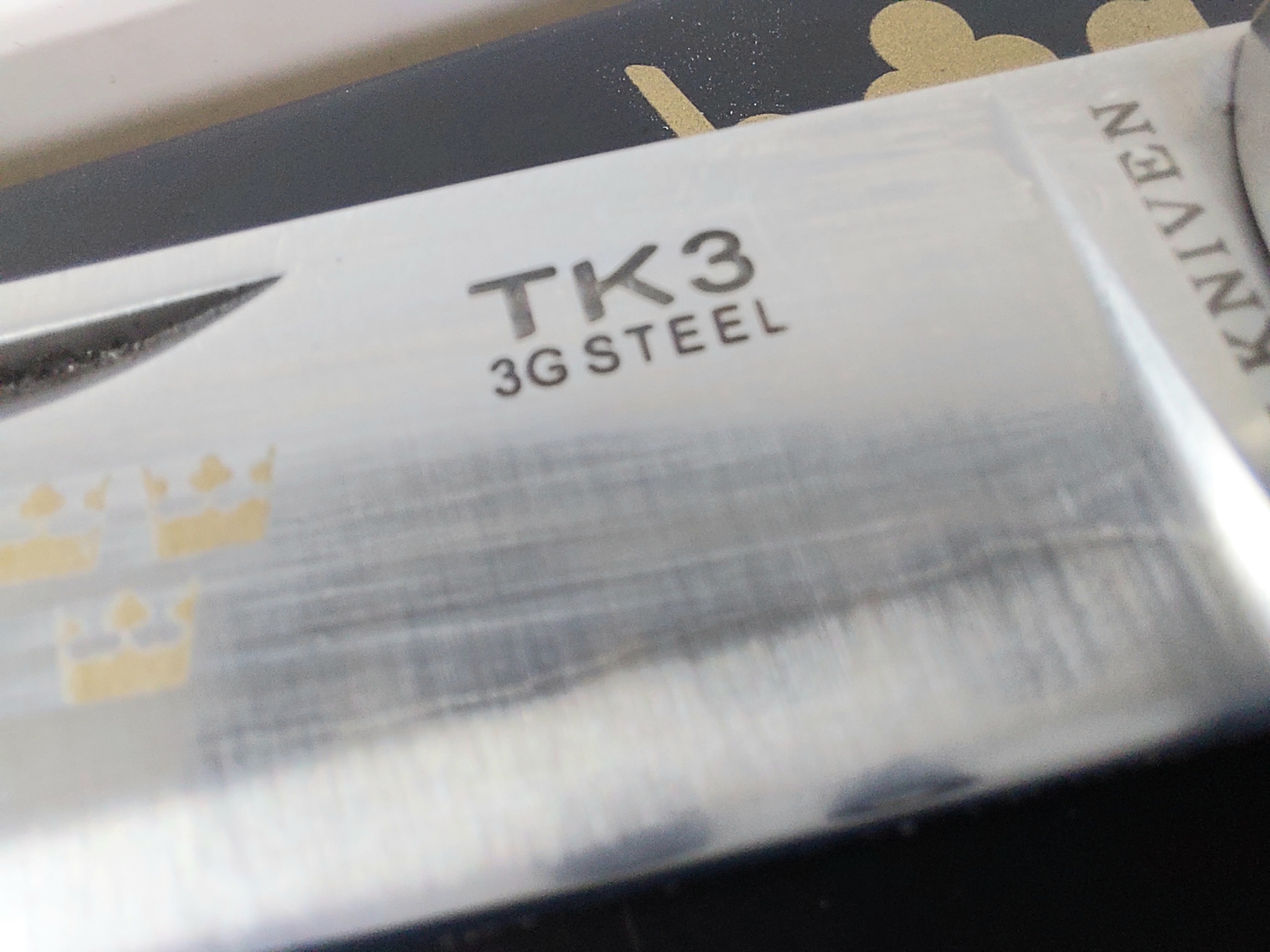 Сгъваем джобен нож с калъф за носене на колан стилен масивен от 3G steel