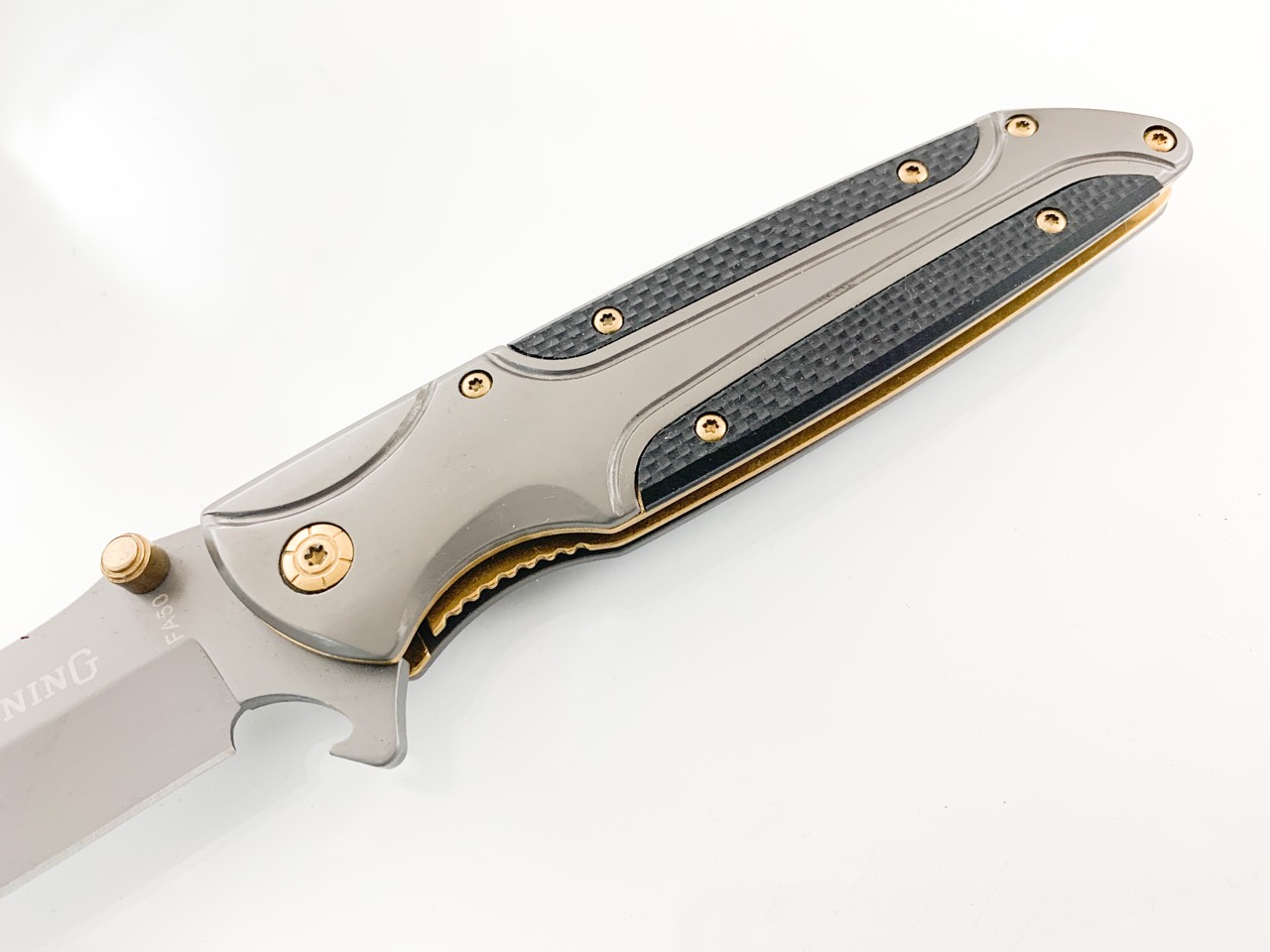 Browning FA50 - Сгъваем автоматичен нож с иноксово покритие на острието