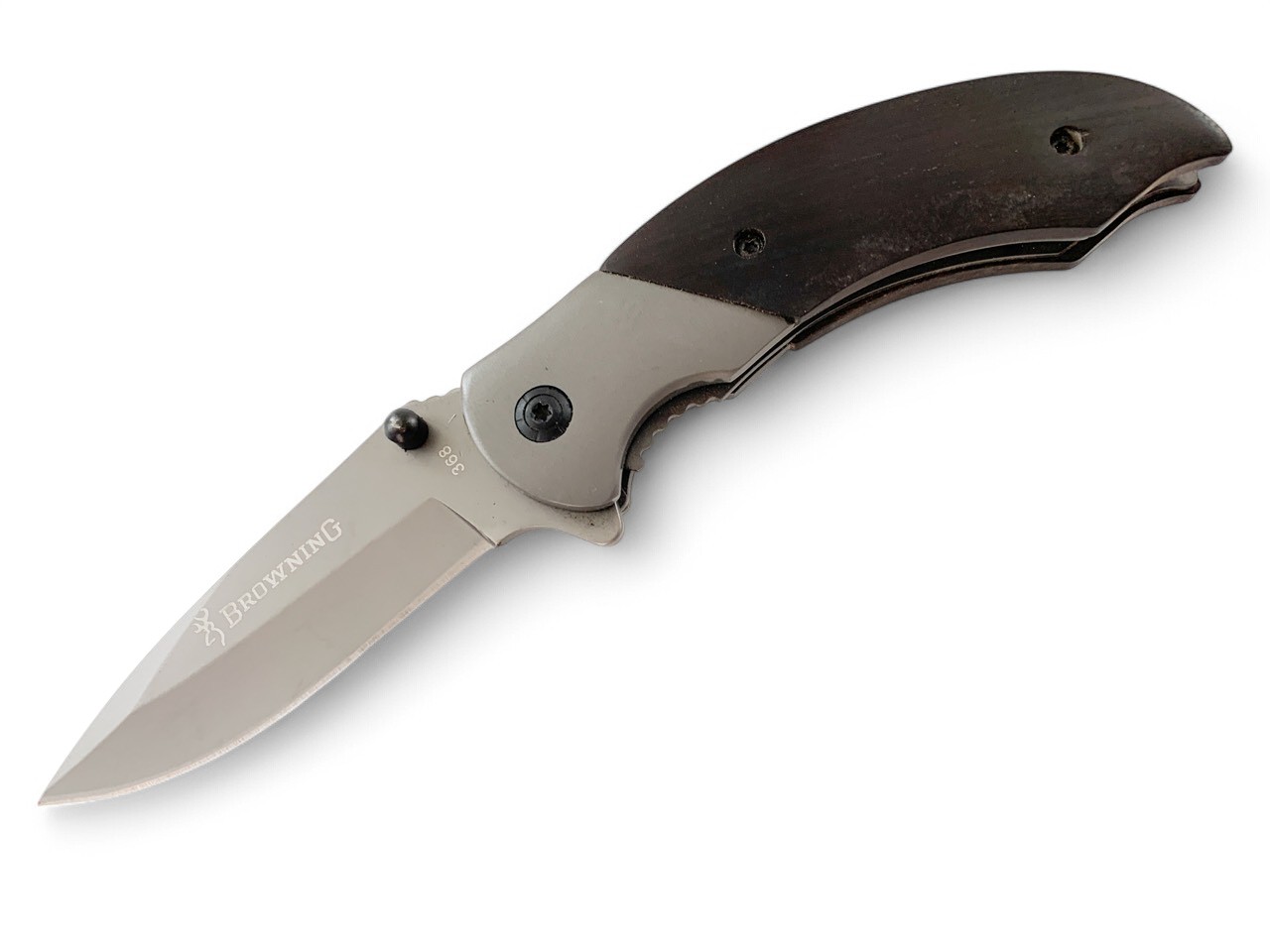 Сгъваем нож Browning с дървена дръжка и 440A стомана