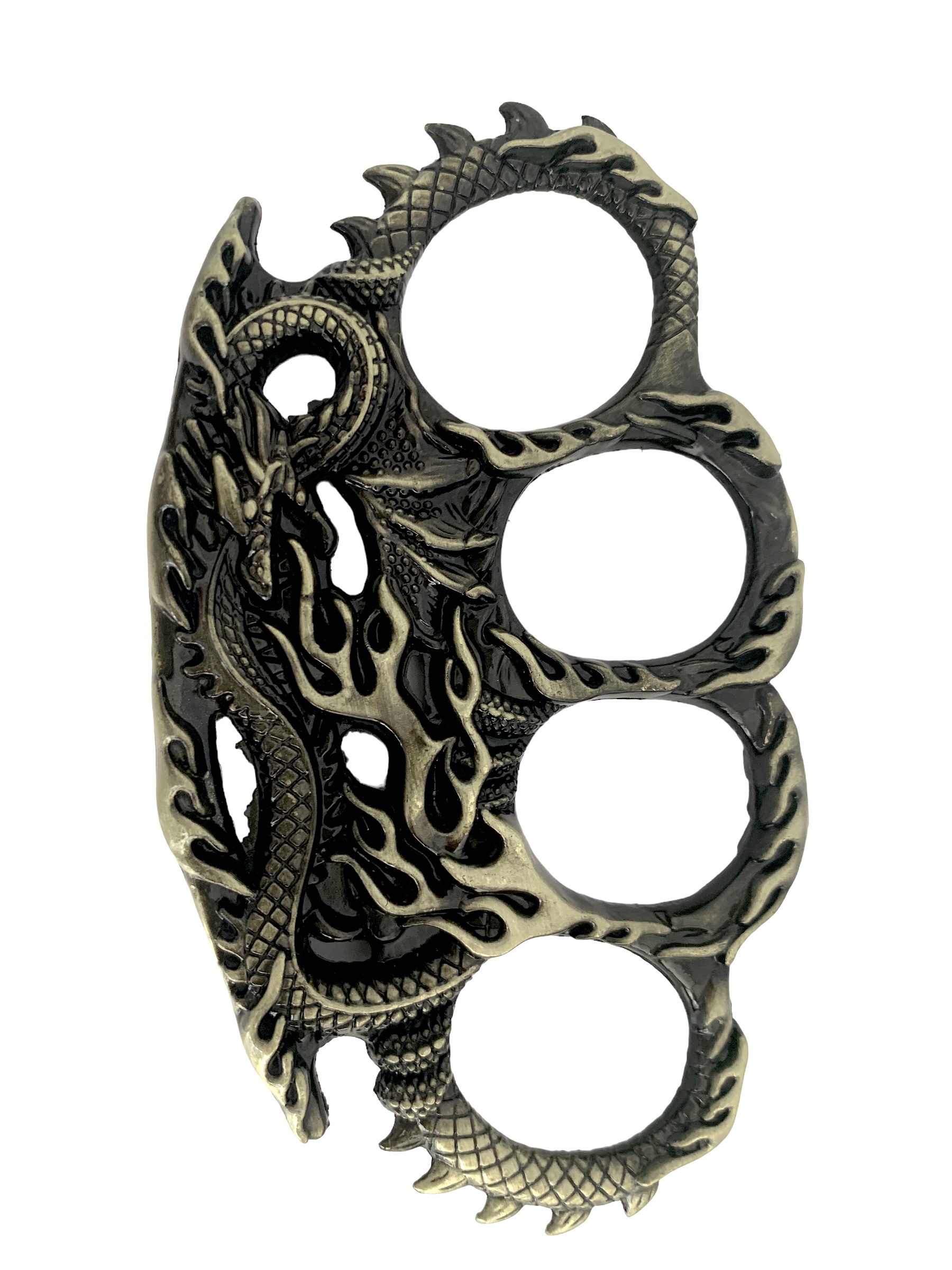 Тежък метален бокс във формата на дракон