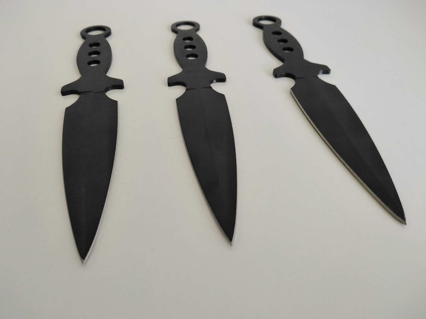 Кунай ками класически модел добре балансирани Black color model TA20