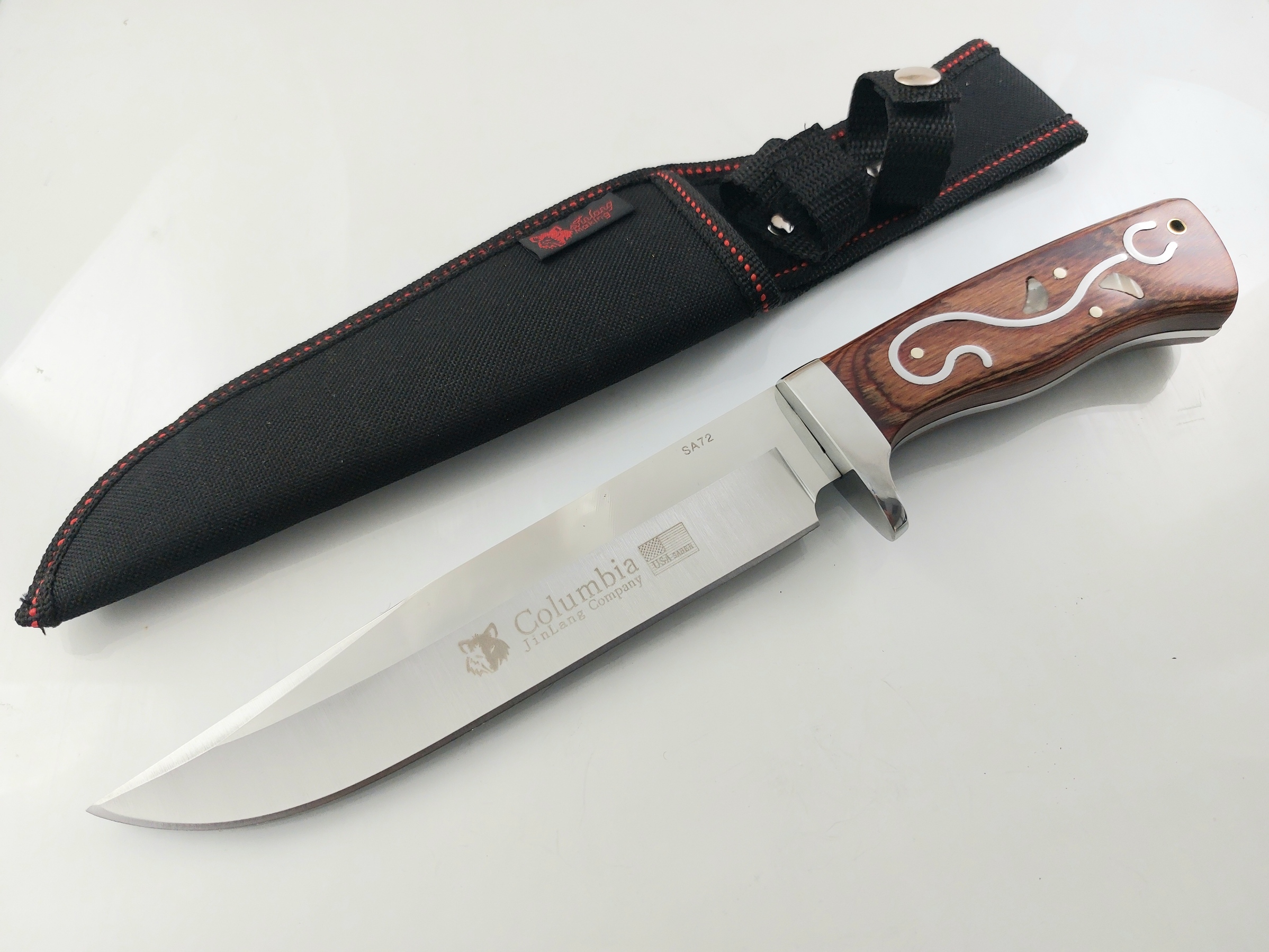 USA Columbia SA72 Hunting knife Ловен нож метален масивен за Америсканския пазар