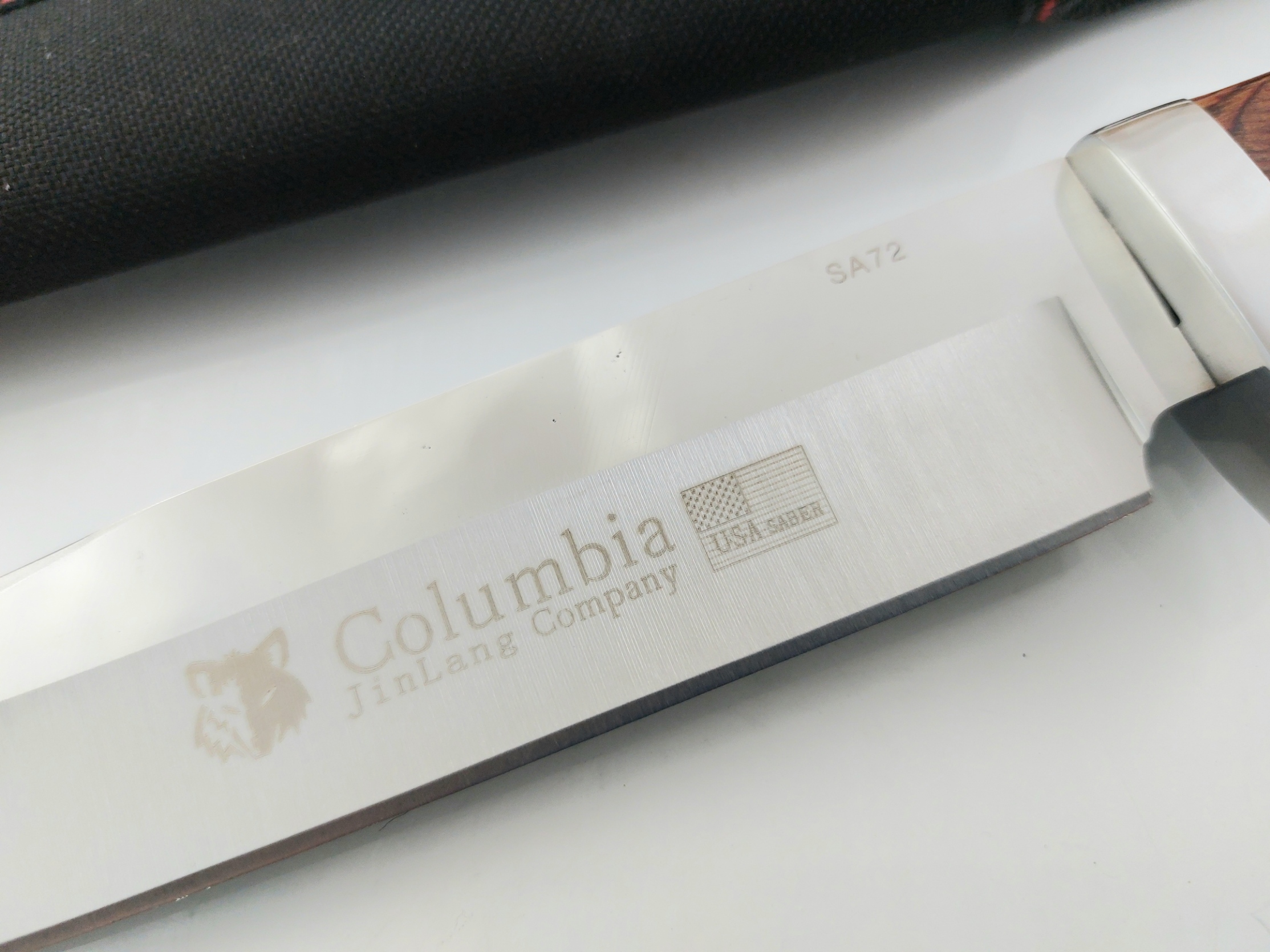 USA Columbia SA72 Hunting knife Ловен нож метален масивен за Америсканския пазар