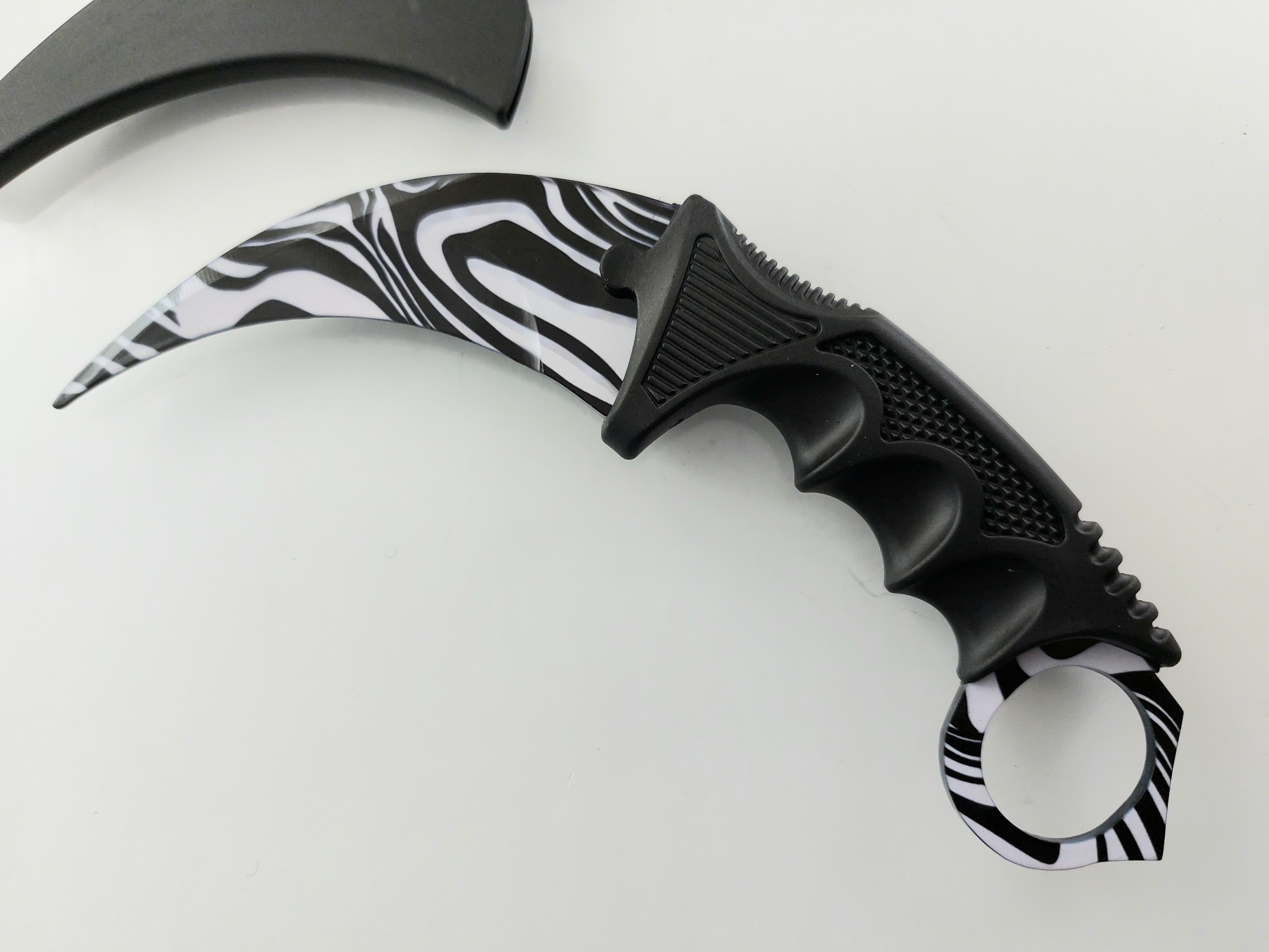 Карамбит нож за тренировка начинаещи незаточен cs go model Tiger Карамбит нож за тренировка начинаещи незаточен cs go model Tiger