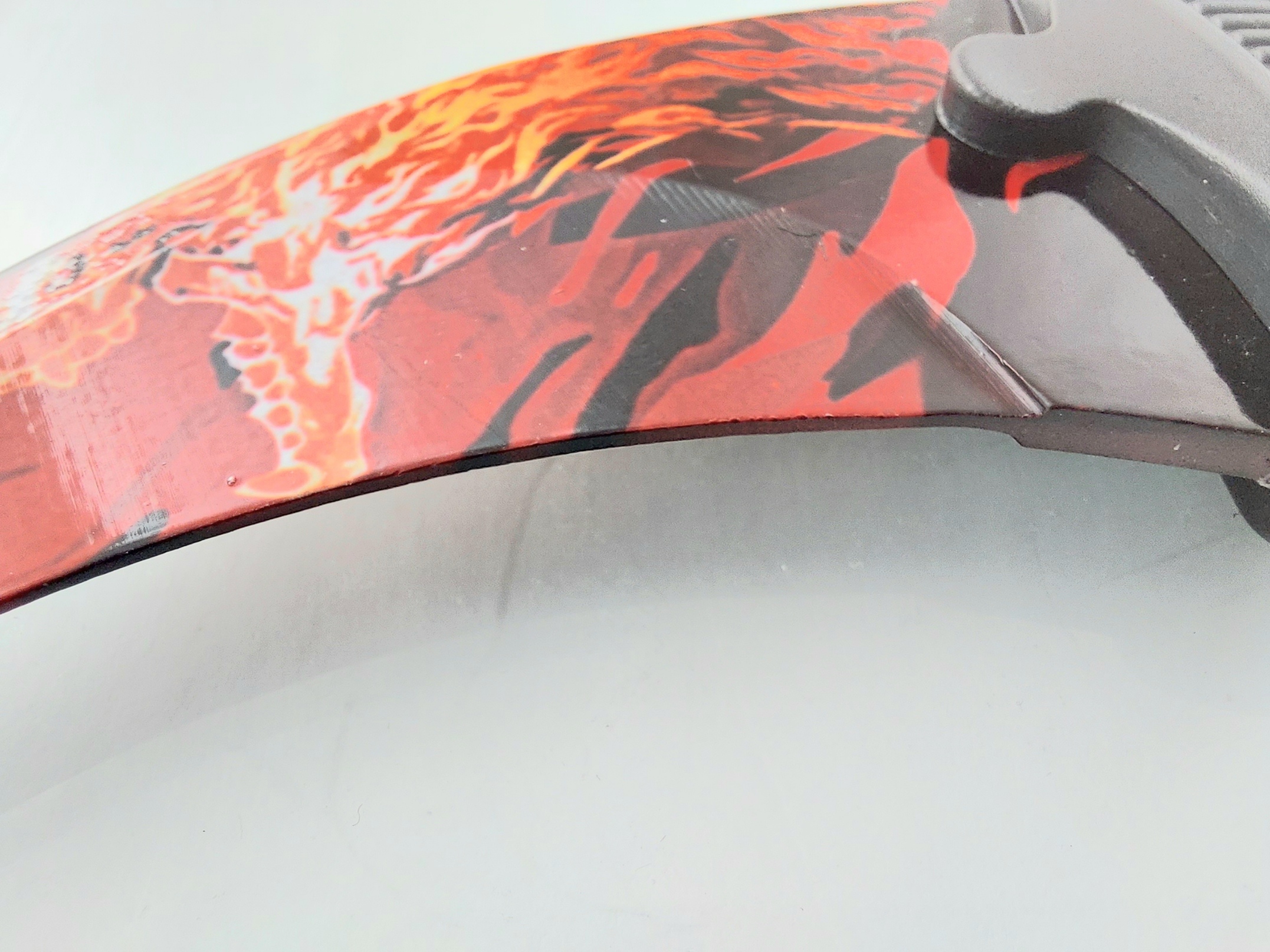 CS GO - червен дракон karambit карамбит нож за тренировка начинаещи незаточен