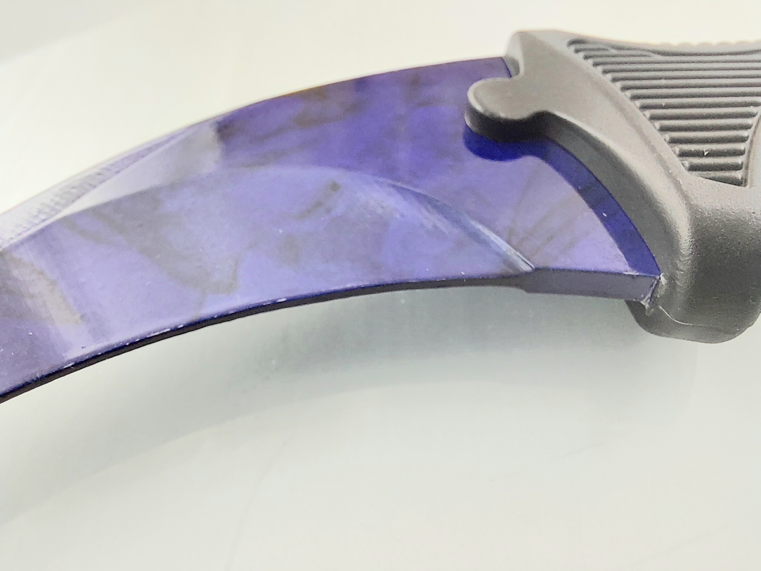 CS GO - тъмно син karambit карамбит нож за тренировка начинаещи незаточен