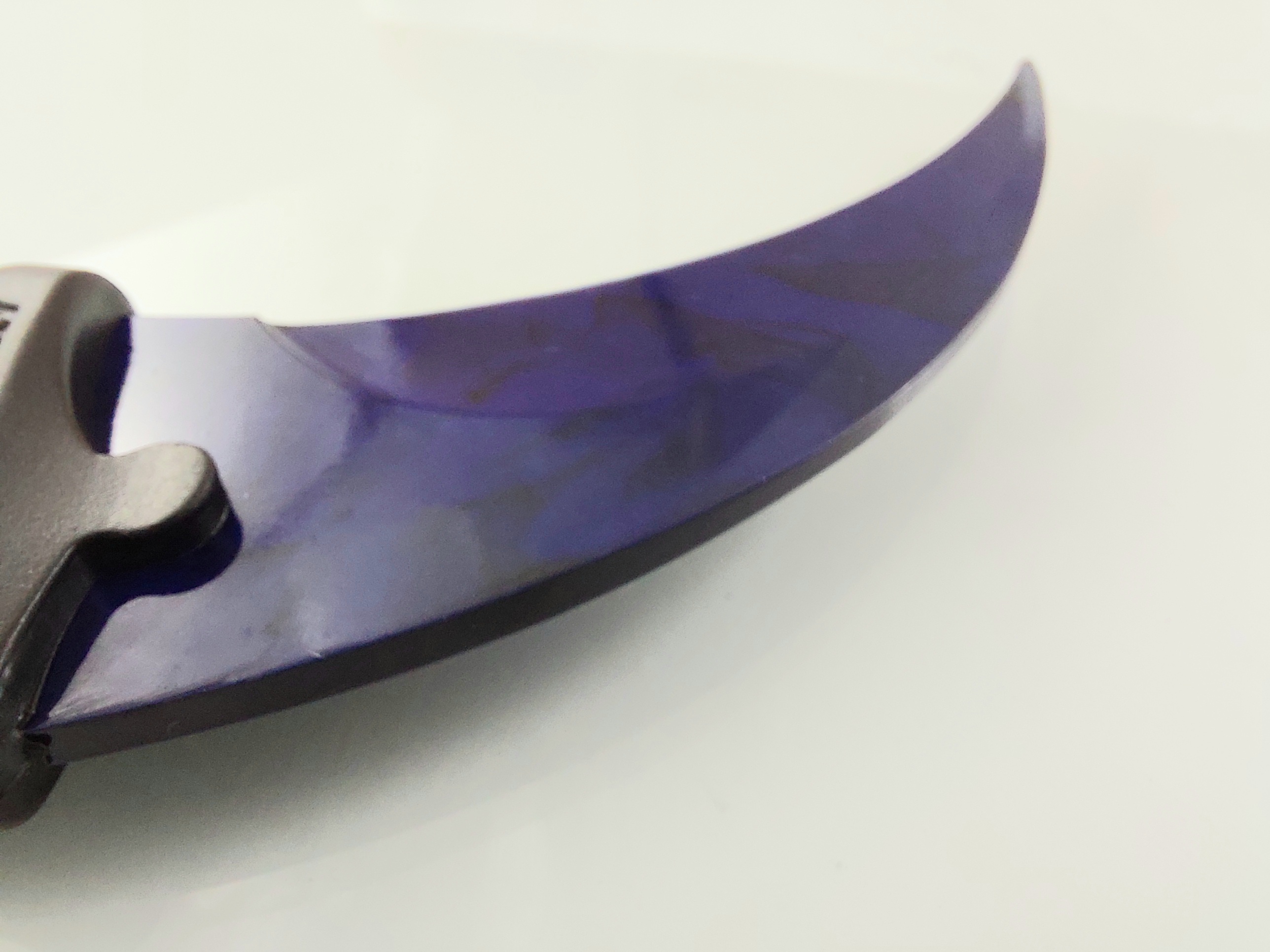 CS GO - тъмно син karambit карамбит нож за тренировка начинаещи незаточен